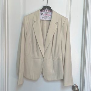 Lane Bryant cream blazer
